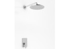 Sprchový set Kohlman Axis, podomietkový, okrúhla Horná sprcha 25cm, 1 wyjście vody, chróm