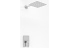 Sprchový set Kohlman Nexen, podomietkový, štvorcová Horná sprcha 20cm, 1 wyjście vody, chróm