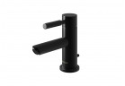 Umyvadlová batéria Kohlman Roxin Black, na postavení, výška 150mm, zátka automatický, čierna
