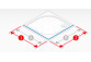 Sprchový kút obdĺžniková Sanswiss TOP-LINE S TLS G+D, 100x80cm, dłuższa pravé strona, sklo číre, profil čierna
