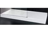 Sprchová vanička pravouhlý Novellini Custom Touch, 120x80cm, montáž na podlahe, výška 12cm, akrylát, biely matnéný