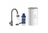Súprava Grohe Red Mono s ventilom sztorcowym v tvare C a bojlerem vo veľkosti L, obracana výtokové rameno, chróm