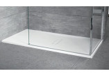 Sprchová vanička pravouhlý Novellini Custom Touch, 100x80cm, montáž na podlahe, výška 3,5cm, akrylát, biely matnéný