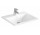Zápustné umývadlo Vitra S20, 55xx45cm, z prepadom, otvor na batériu, biela