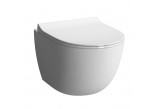 Misa WC závesné Vitra Sento, 54x36,6cm, bez splachovacieho kruhu, biela