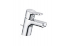 Umyvadlová batéria Kludi Pure&Easy, na postavení, výška 125mm, Súprava odtokový z plastu, chróm