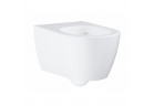 Závesné wc WC Grohe Essence, 54x36cm, bez kołnierza, alpská bielaa