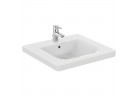 Umývadlo pre postihnuté osoby Ideal Standard Connect Freedom, 60x55,5cm, Závěsná, z prepadom, otvor na batériu, biela