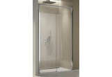 Dverí sprchové do niky SanSwiss Top-Line S TLS2, posuvné dvere, 140cm, pravé, s pevnou stenou w linii, profil chróm/strieborná lesklá