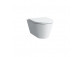 Sedátko WC Laufen Kartell by Laufen, s pozvoľným sklápaním, zdejmowalna, okrúhla, biela