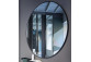 Skrinka výška so zrkadlom Cielo Arcadia, 110x45cm, univerzálna, čierna matnéný