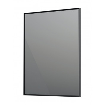 Zrkadlo w ramie Oristo Neo 2, 50cm, závesné, bez osvetlenia, čierna matnéný