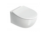 Závesné wc WC Catalano Italy, 52x37cm, Newflush, bez splachovacieho kruhu, biely lesklá