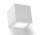 Nástenné svietidlo keramický Sollux Ligthing Leo, 15cm, E27 1x60W, biely