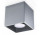 Plafon Sollux Ligthing Quad 1, 10cm, štvorcová, GU10 1x40W, šedý
