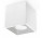 Plafon Sollux Ligthing Quad 1, 10cm, štvorcová, GU10 1x40W, biely