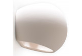 Nástenné svietidlo keramický Sollux Ligthing Globe, 14,5cm, E27 1x60W, biely