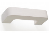 Nástenné svietidlo keramický Sollux Ligthing Magnet, 35,5cm, E27 1x60W, biely