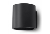 Nástenné svietidlo Sollux Ligthing Orbis 1, 10cm, okrúhly, G9 1x40W, čierna