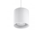 Lampa Závěsná Sollux Ligthing Orbis 1, 10cm, okrúhla, GU10 1x40W, biela