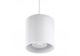 Lampa Závěsná Sollux Ligthing Orbis 1, 10cm, okrúhla, GU10 1x40W, biela