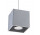 Lampa Závěsná Sollux Ligthing Quad 1, 10cm, štvorcová, GU10 1x40W, szara