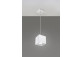 Lampa Závěsná Sollux Ligthing Quad 1, 10cm, štvorcová, GU10 1x40W, szara