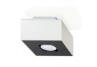 Plafon Sollux Ligthing Mono 1, 14cm, štvorcová GU10 1x40W, biely