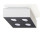 Plafon Sollux Ligthing Mono 4, 24x24cm, štvorcová, GU10 4x40W, biely