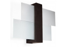 Nástenné svietidlo Sollux Ligthing Feniks 1, 30cm, E27 1x60W, drevo wenge