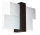 Nástenné svietidlo Sollux Ligthing Feniks 1, 30cm, E27 1x60W, drevo wenge