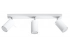 Plafon trojnásobný Sollux Ligthing Ring 3, 45cm, GU10 3x40W, biely