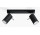 Plafon dvojitý Sollux Ligthing Ring 2, 30cm, GU10 2x40W, čierna
