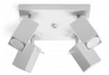 Plafon trojnásobný Sollux Ligthing Merida 3, 45cm, GU10 3x40W, biely