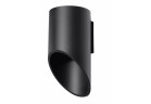 Nástenné svietidlo Sollux Ligthing Penne 20, okrúhly, 20cm, GU10 1x40W, čierna