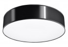 Plafon Sollux Ligthing Arena 45, okrúhly, 45cm, E27 3x60W, čierna