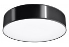 Plafon Sollux Ligthing Arena 25, okrúhly, 25cm, E27 1x60W, čierna
