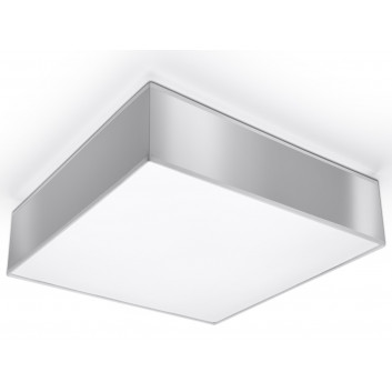 Plafon Sollux Ligthing Horus 35, štvorcová, 35cm, E27 2x60W, čierna