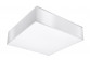 Plafon Sollux Ligthing Horus 25, štvorcová, 25cm, E27 1x60W, šedý