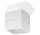 Plafon Sollux Ligthing Loreto, 10cm, štvorcová, G9 1x40W, biely