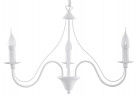 Żyrandol Sollux Ligthing Minerwa 3, 60cm, E14 3x40W, biely