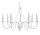 Żyrandol Sollux Ligthing Minerwa 7, 60cm, E14 7x40W, biely