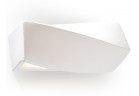 Nástenné svietidlo keramický Sollux Ligthing Sigma Mini, 30cm, E27 1x60W, biely