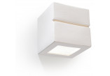 Nástenné svietidlo keramický Sollux Ligthing Sigma Mini, 30cm, E27 1x60W, biely