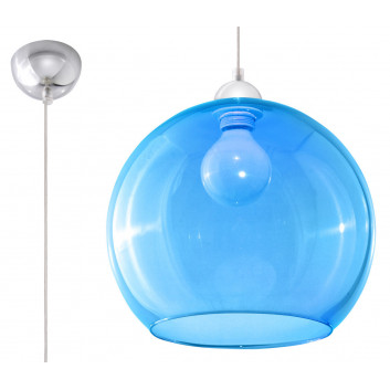 Lampa Závěsná Sollux Ligthing Ball, 30cm, E27 1x60W, grafit