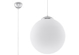 Lampa Závěsná Sollux Ligthing Ugo 20, 20cm, E27 1x60W, biely