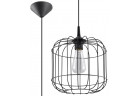 Lampa Závěsná Sollux Ligthing Celta, 25cm, E27 1x60W, čierna