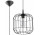 Lampa Závěsná Sollux Ligthing Celta, 25cm, E27 1x60W, čierna