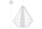 Lampa Závěsná Sollux Ligthing Demi, 28cm, E27 1x60W, biely