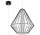 Lampa Závěsná Sollux Ligthing Demi, 28cm, E27 1x60W, čierna